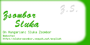 zsombor sluka business card